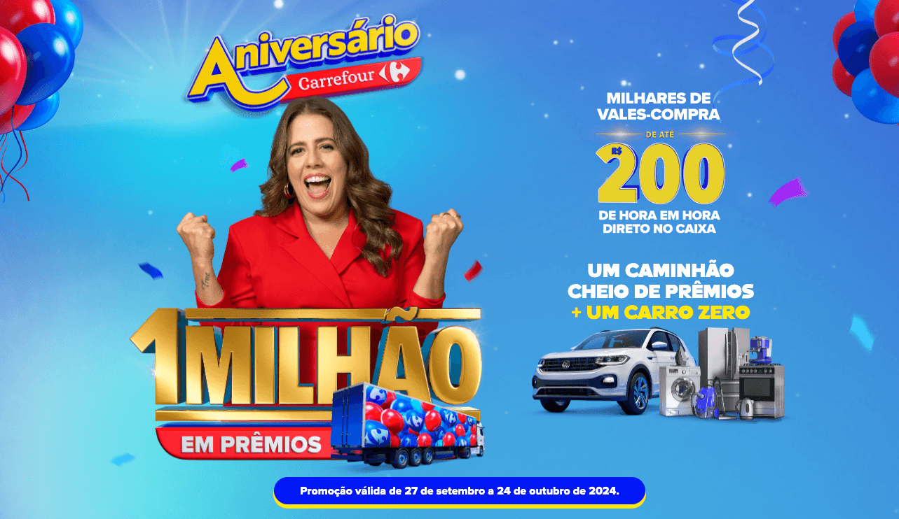 Promoção Aniversário Carrefour 2024