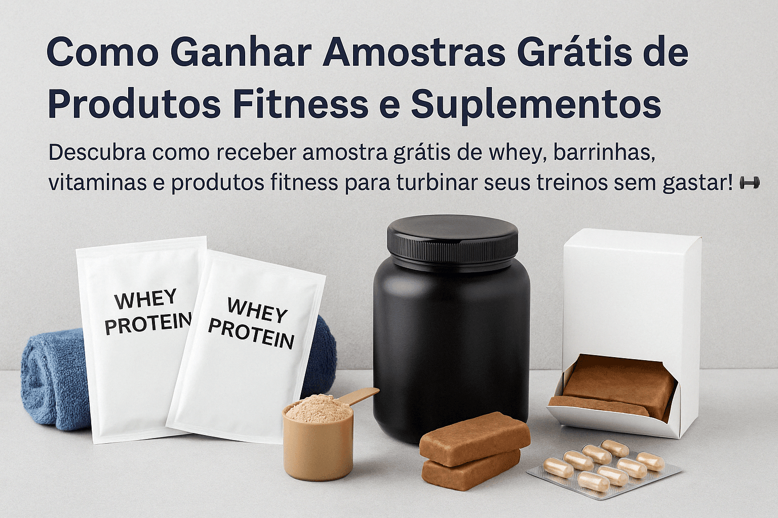 Como Receber Amostras Grátis de Produtos Fitness!