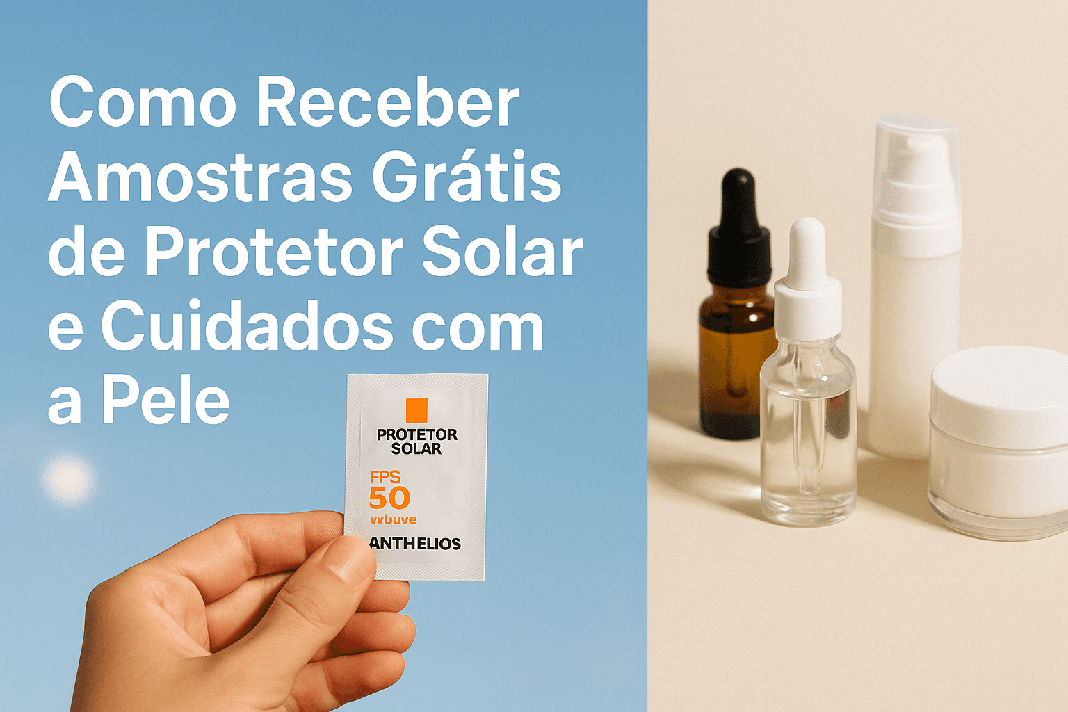 Como Receber Amostras Grátis de Cuidados com a Pele!