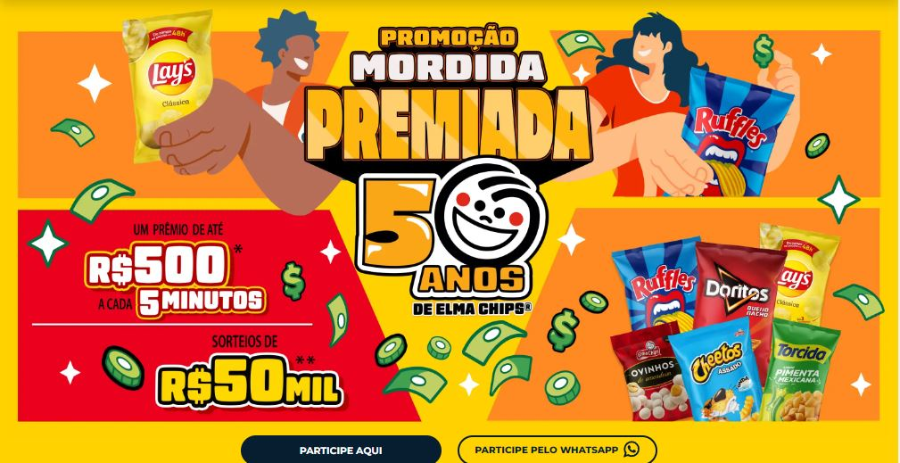 Promoção Elma Chips Mordida Premiada