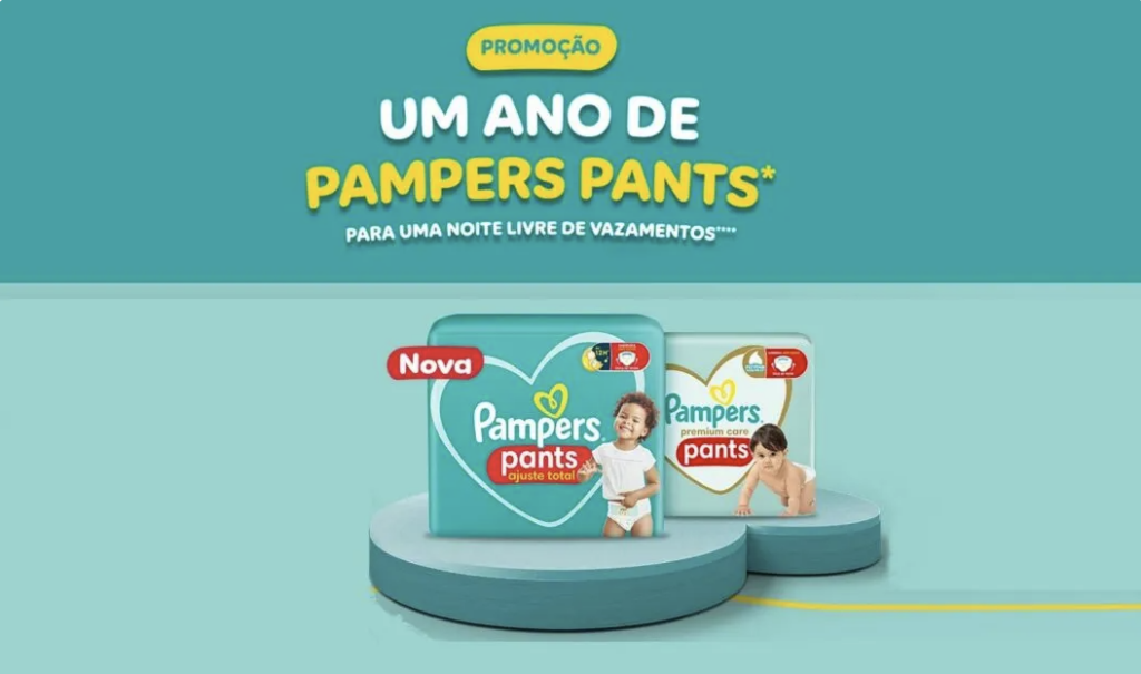 Ganhar amostra grátis Pampers